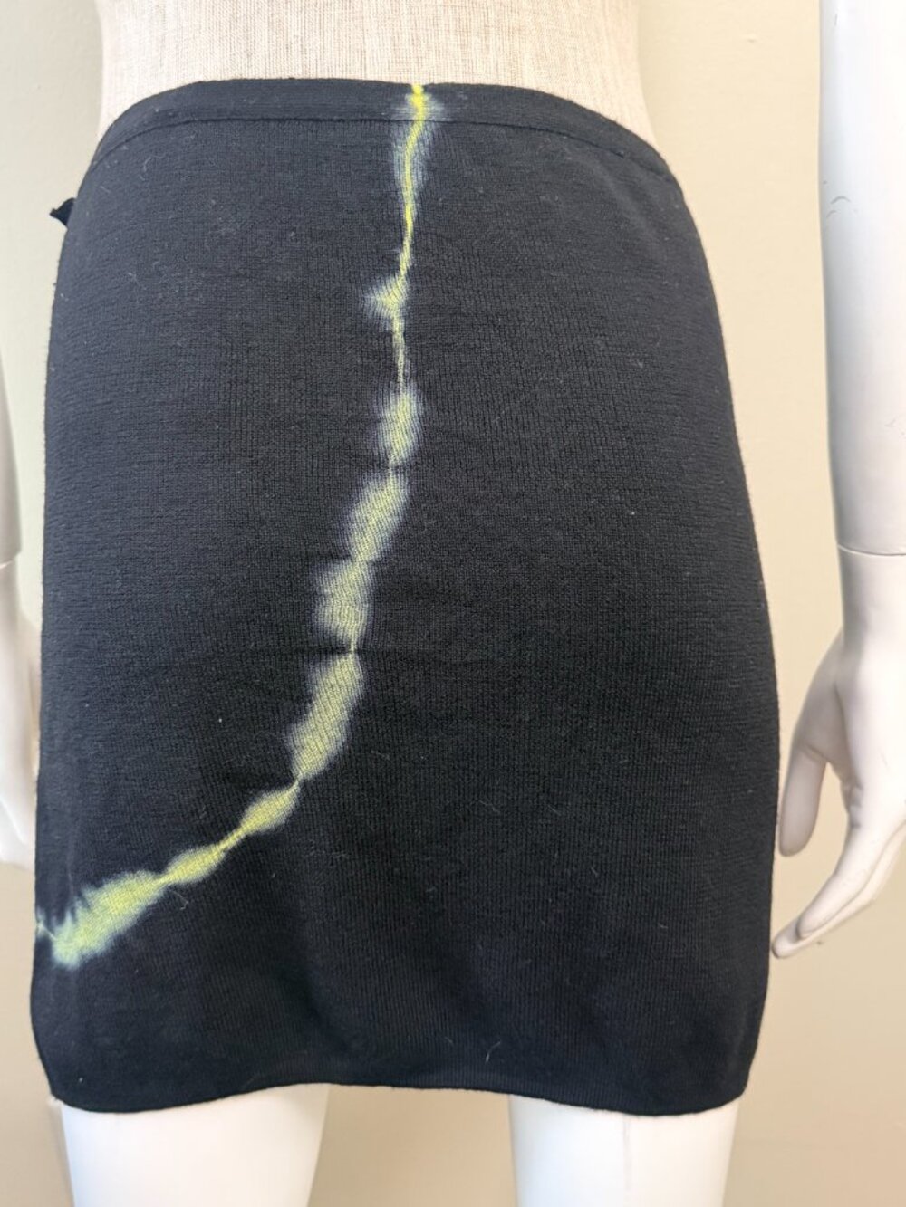 VINTAGE ISTANTE BY GIANNI VERSACE MINI KNIT WRAP SKIRT S - Picture 4 of 8